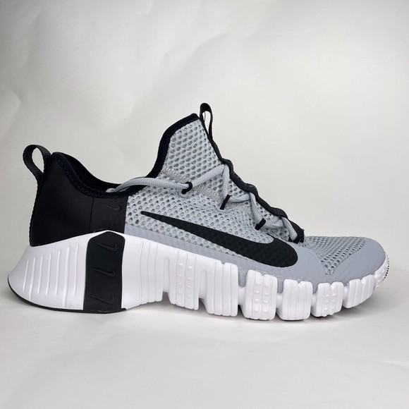 Nike Mens Free Metcon 3 Wolf Grey Black White Training Shoes Sz 12.5 CJ0861 090 - Picture 2 of 7